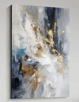 Comprar Cuadro Moderno Abstracto Living Pintado A Mano Texturado 