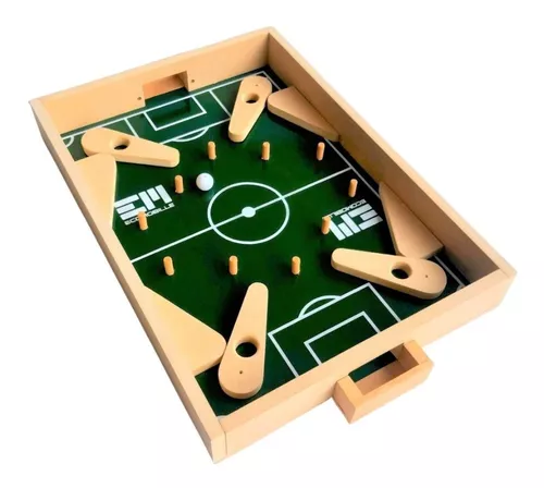 Mini Jogo de Futebol Infantil Tipo Pinball Gol A Gol Para 2