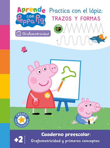 Libro Aprende Con Peppa Pig - Grafomotricidad - Hasbro