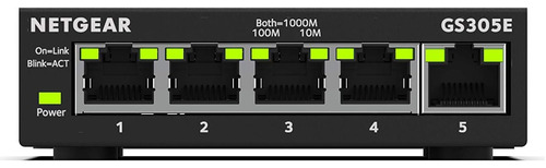 Netgear Conmutador De Red Administrado Gigabit Ethernet De 5