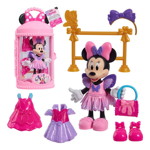 Disney Junior Minniemouse Fabulosa Muñeca Accesorios De Moda