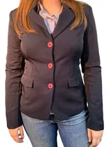 Comprar Blazer Saco Entallado Vestir Azul Oscuro
