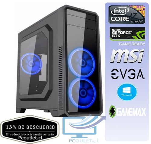Pc Gamer I7/gtx 1060/650watts/pack Gaming