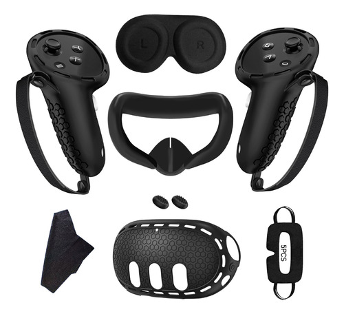 Funda Protectora De Silicona Para Meta Quest 3 Vr Hea