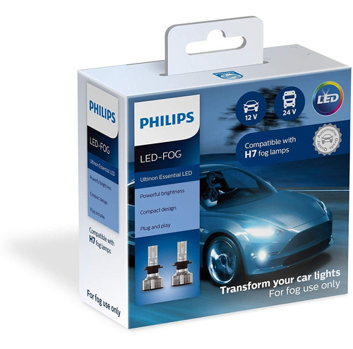 Lámpara Led Philips Iluminación Automotriz H7 Ultinon Essent