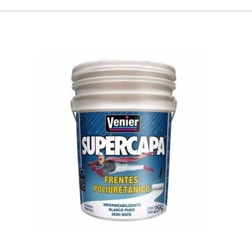 Imagen 1 de 5 de Supercapa Poliuretánica Venier Frentes X 5 Kg Blanco
