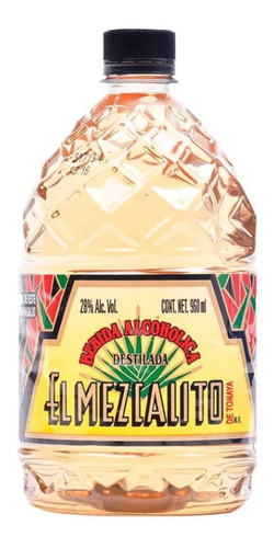 Licor De Caña El Mezcalito De Tonaya 960ml