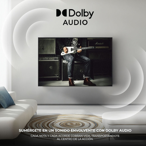 Onn 75'' Class 4k Qled 2160p Smart Tv 100071709 + Soporte (Reacondicionado)