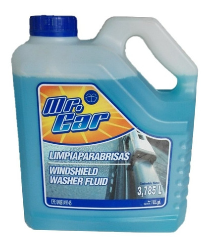 Shampoo Liquido Limpia Parabrisas 3.785l Mr Car