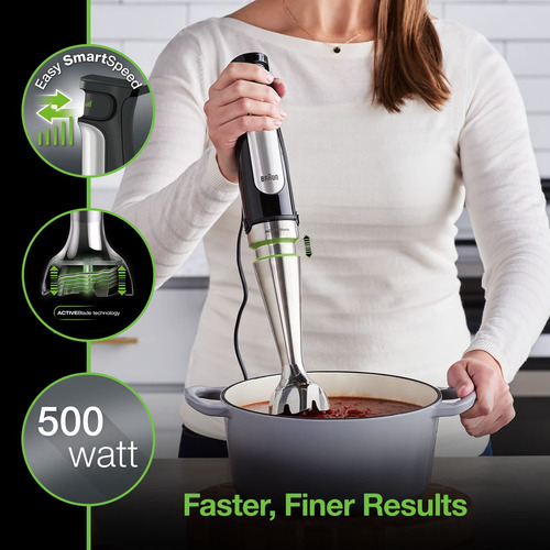 Batidora De Inmersión Braun Mq7035x 3 En 1 500w