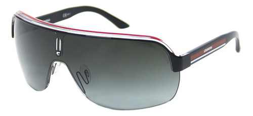 Óculos De Sol Carrera Topcar 1 Masculino - Cor Preto/vermelho-escuro