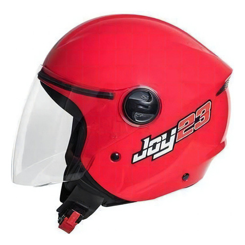 Capacete San Marino Joy23 Open Face Aberto Vermelho Tam 58