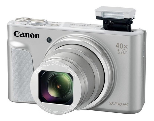  Canon PowerShot SX730 HS compacta color  plateado