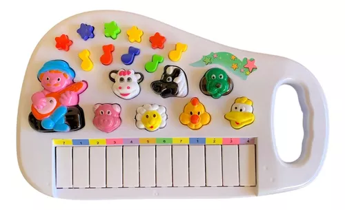 Piano Teclado Fazendinha Musical Ia Ia O Bichos Infantil