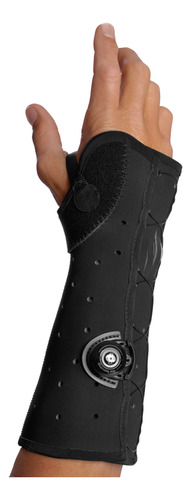 Shrt Arm Fracture Brace, Open Thumb, Blk, Lt, L