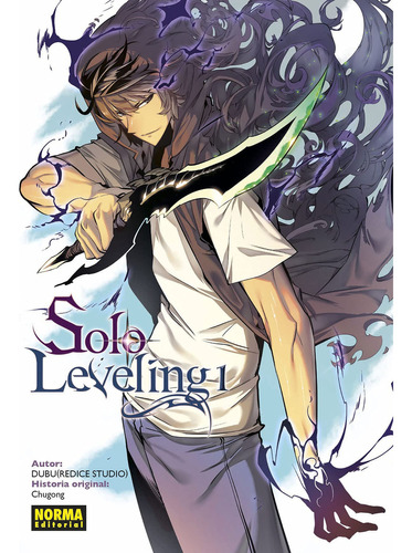 SOLO LEVELING 1, de REDICE STUDIO DUBU,
CHUGONG. Serie Solo Leveling, vol. 1.0. Editorial S.A. NORMA EDITORIAL, tapa blanda, edición 1.0 en español, 2021