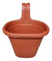 Comprar Pack 5 Maceteros Colgante De Plástico Balcón Simple Jardin