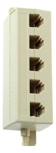Teléfono Rj11 Línea Macho A Hembra Jack Splitter /