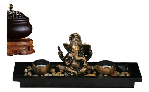 Porta Incienso Ganesha Quemador De Incienso Ganesha Figura P