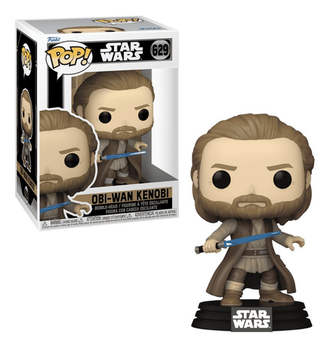 Obi Wan Kenobi Funko Pop 629 Star Wars Original Pop Movies