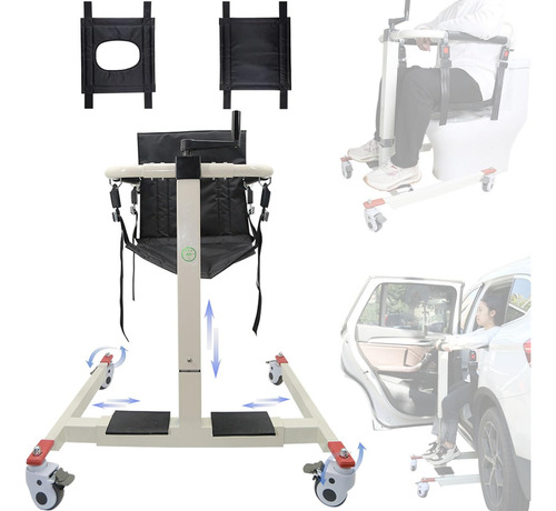 Molugan Silla De Transferencia De Paciente, Ajustable Y Port