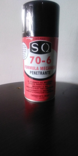 Spray Formula Mecanica Penetrante 70-6 Marca Sq