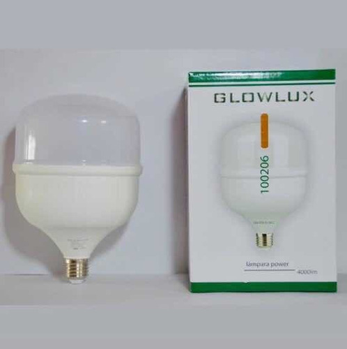 Imagen 3 de 10 de Lampara Led Alta Potencia 40w E27 Fría - Glowlux - E. A.
