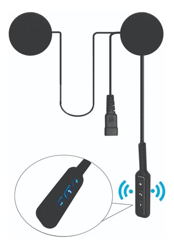 Auriculares Bluetooth Bt8 Para Casco De Moto Llamadas Musica