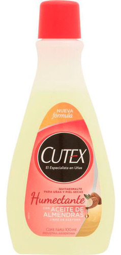 Pack Quitaesmalte Cutex Care Humectante 100 Ml