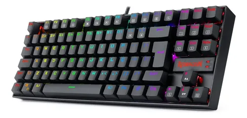 Teclado Gamer Redragon Kumara Pro Rgb Switch Marron Cor de teclad...