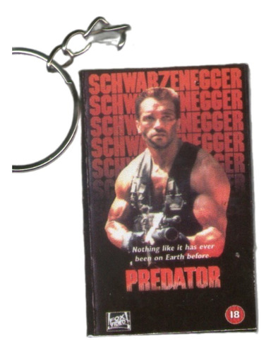 Llavero Vhs Predator - Arnold Schwarzenegger