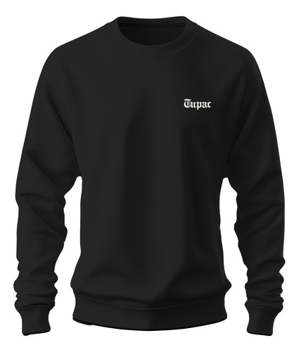 Sudadera Sweater Bordado Letras Gotica Rap Nombre Tupac