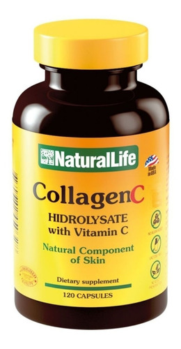 Natural Life Collagen + Vit. C [120 Cap.]