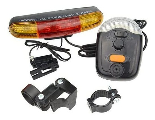 Luz De Giro, Freno Y Posicion Para Bicicleta 7 Led