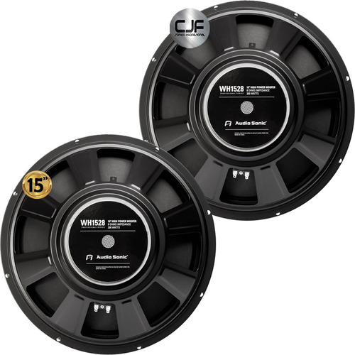 2 Parlantes 15 Woofer 300w Audiosonic Wh 1528 8 Ohms Cjf 