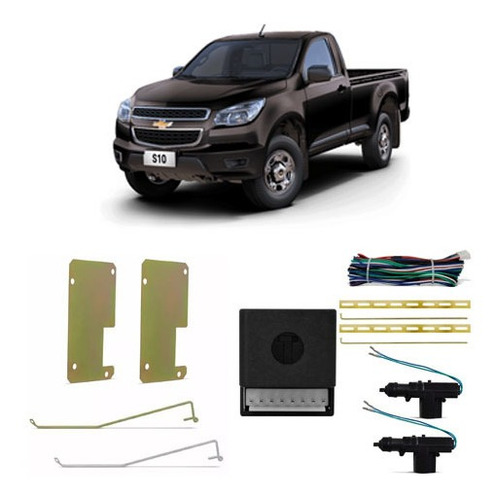 Kit Trava Elétrica 2 Portas Suporte Gm Nova S10 2012 2013