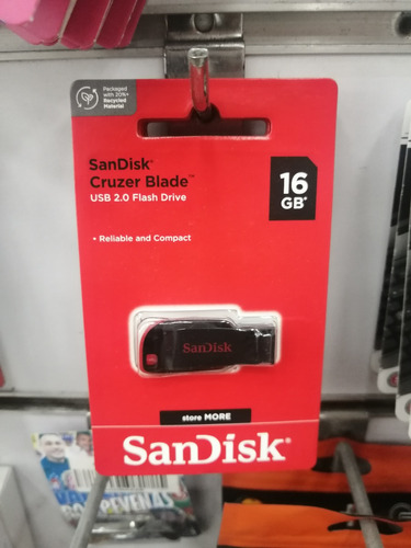 Pendrive Sandisk Cruze Blade 16gb