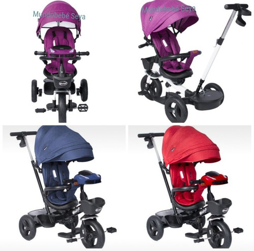 Triciclo Para Bebes Con Asiento Giratorio 360° Ebaby