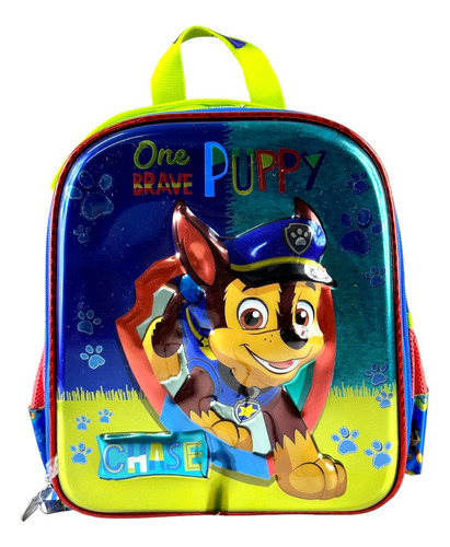 Kit Mochila Paw Patrol Chase Ruedas Lonchera Lapicera Origin