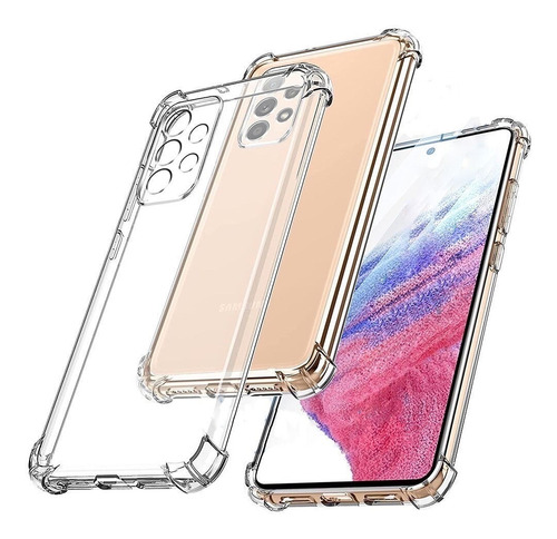 Funda Tpu Transparente Antig. Protec Lente Para Samsung A33