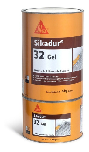 Adhesivo Base Epoxi Sikadur 32 Gel Sika A+b X 5kg