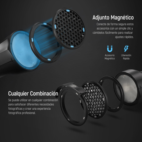 Neewer Crm2 Kit De Acc Magnéticos Para Z1-c Z1-s Z2-c Z2-s
