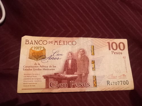 Billete De 100 Pesos 