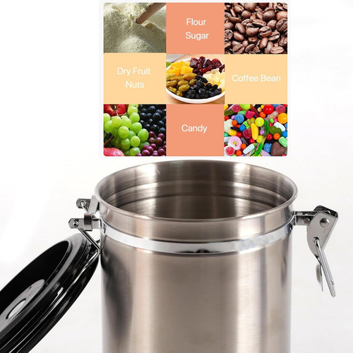 Contenedor De Café Hermético Con Rastreador Fecha Y Cuchara