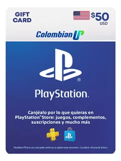 Tarjeta Psn $50 Usd Para Cuenta Usa Ps4 - Ps5