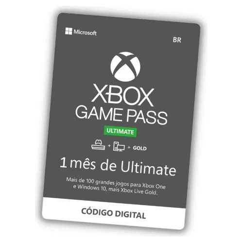 Gift Card Xbox Game Pass Ultimate 1 Mês