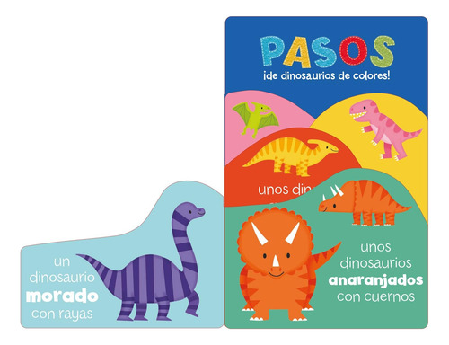 Pasos ¡de Dinosaurios De Colores! (libro Infantil)