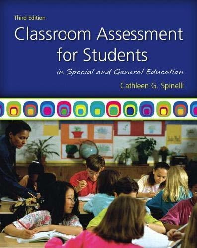 Libro Classroom Assessment For Students In Special And Gen
