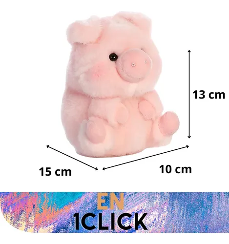 Peluche Aurora Rolly Pet Cerdito Rosa Puerquito Cochinito 298