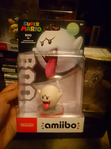 Amiibo Boo Super Mario Glow In Dark 